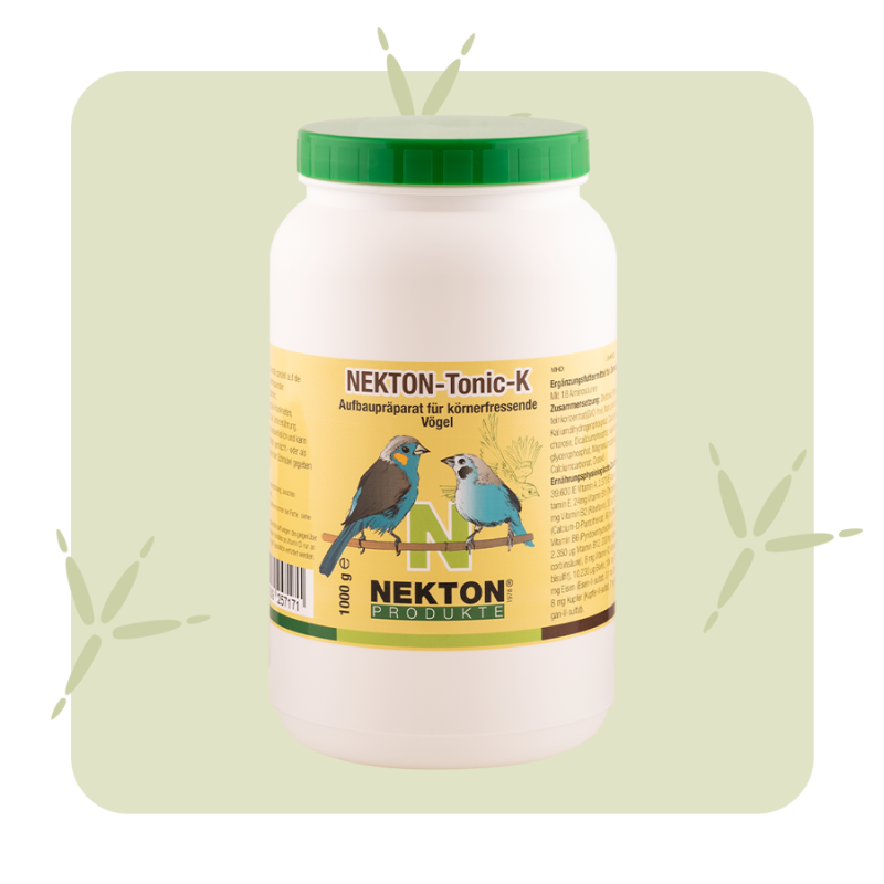 NEKTON-Tonic-K Nutritional Supplement for Birds – 60 Essential Nutrients for Health & Recovery