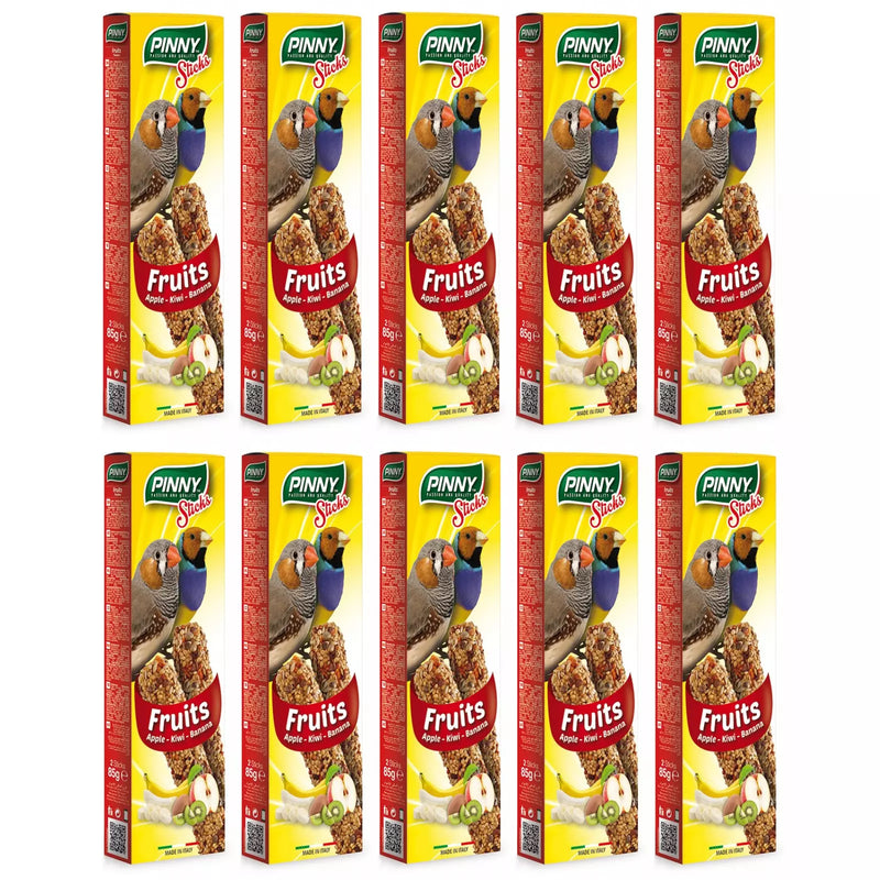 Pinny Fruit Treat Sticks for Finches - Apple, Kiwi, Banana (3oz / 85g)