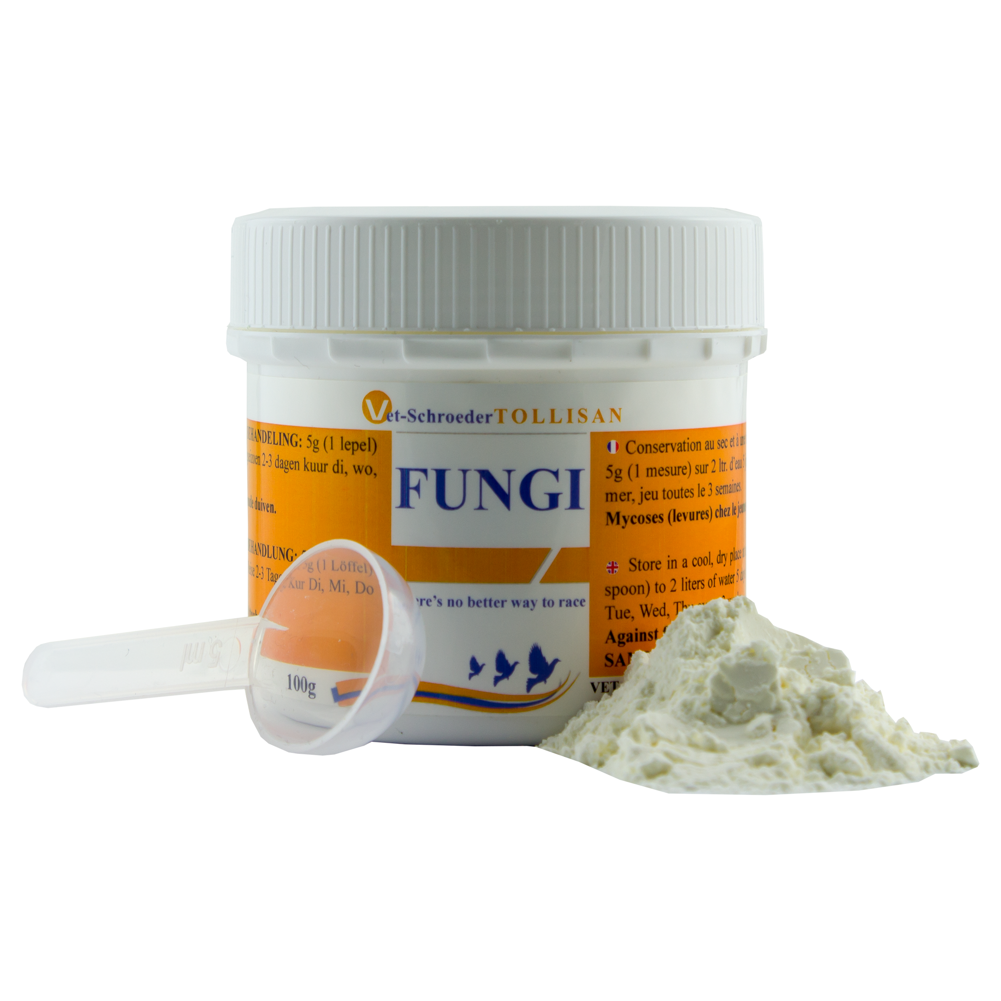 Fungi Powder | Antifungal Treatment & Performance Booster for Racing Pigeons | Fast Results with Nystatin