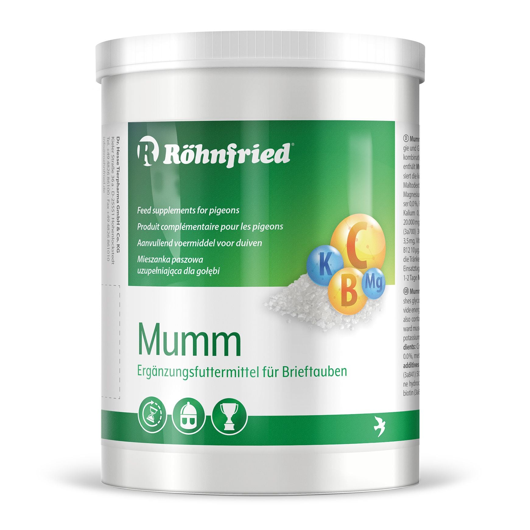 Mumm (Rohnfried) Glycogen Body Supplement for Racing Pigeons