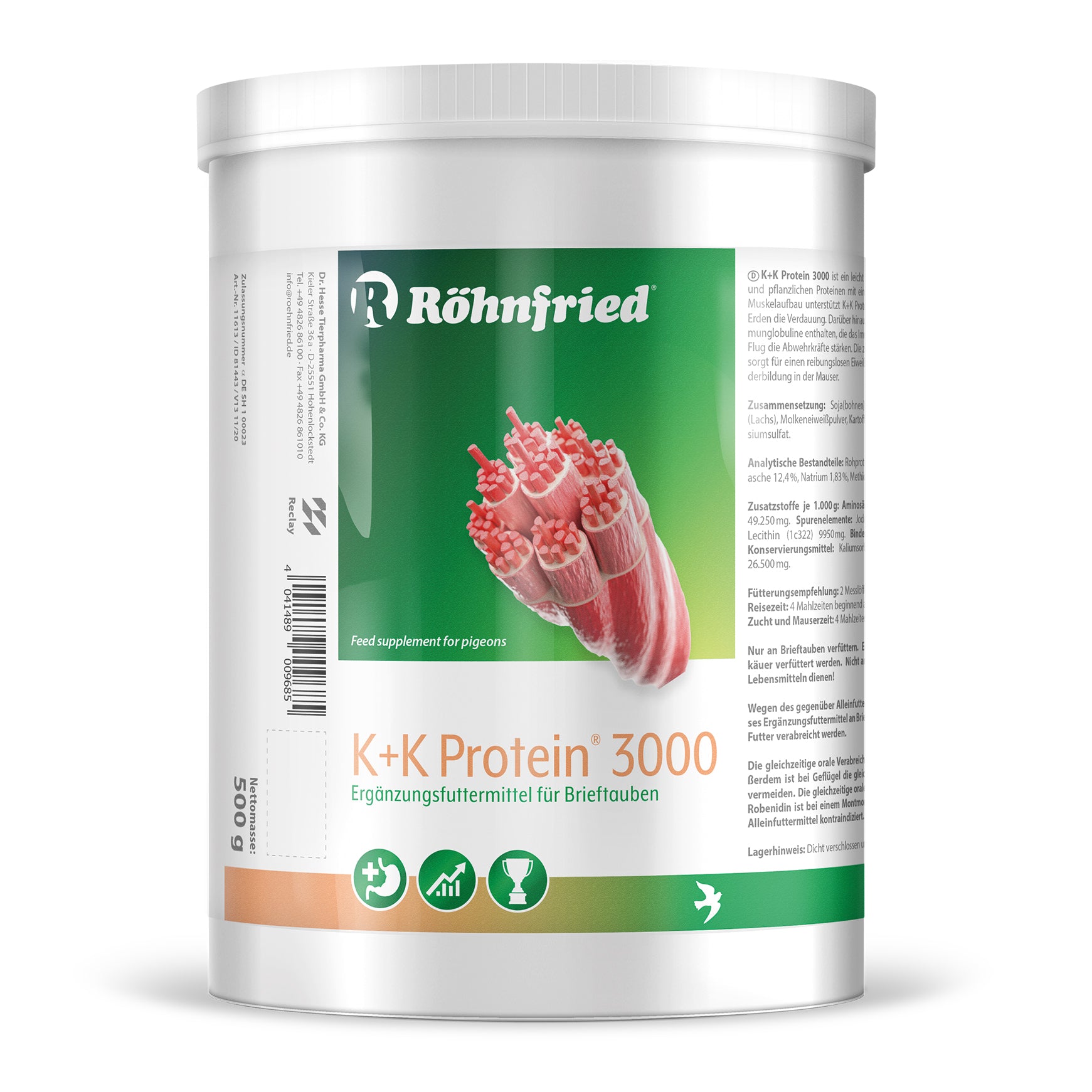 Jar of Immune Booster for Pigeons
