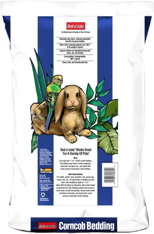 Bed-O'Cob Corn Cob Bedding (Leach Grain & Milling) Small Pet Bedding
