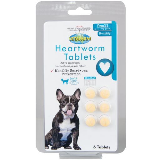 6 Pack of Heartworm Treatment for Small Dogs