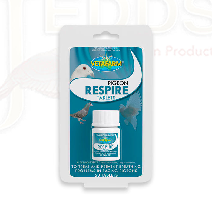 Vetafarm respire tablets bottle