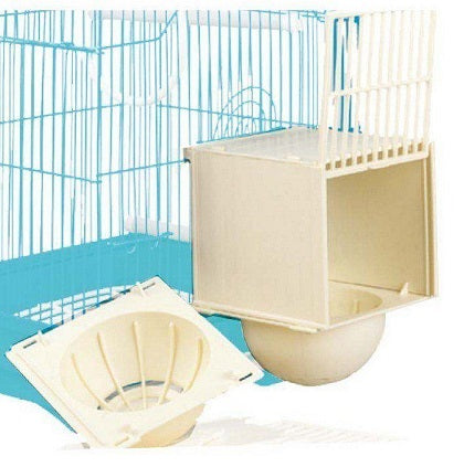 Blue Bird Cage With Hang on Bird Cage Nest