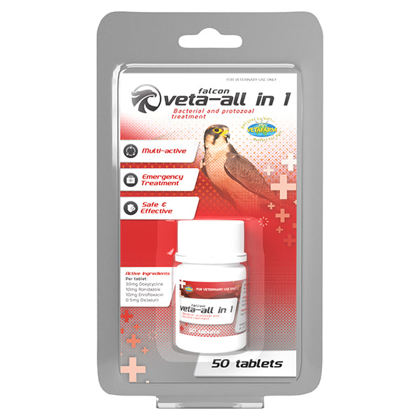 Treatment for Bacterial & Protozoal infections in Raptors