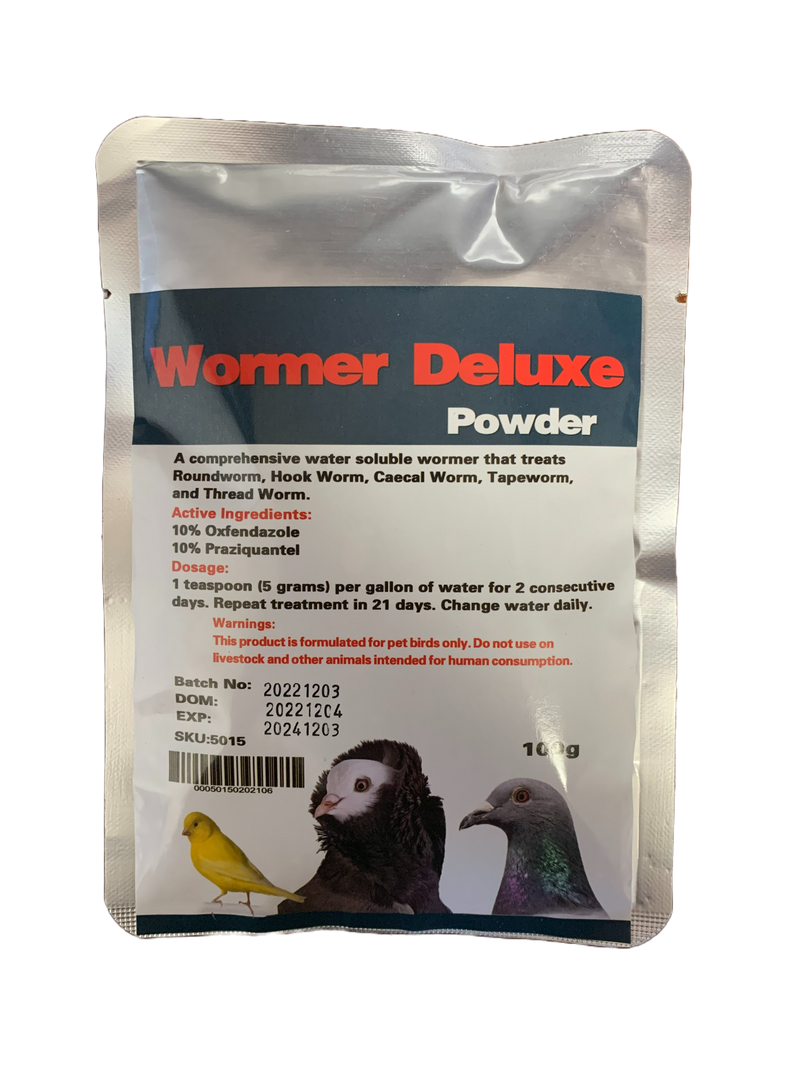 comprehensive wormer for cage birds & pet chickens
