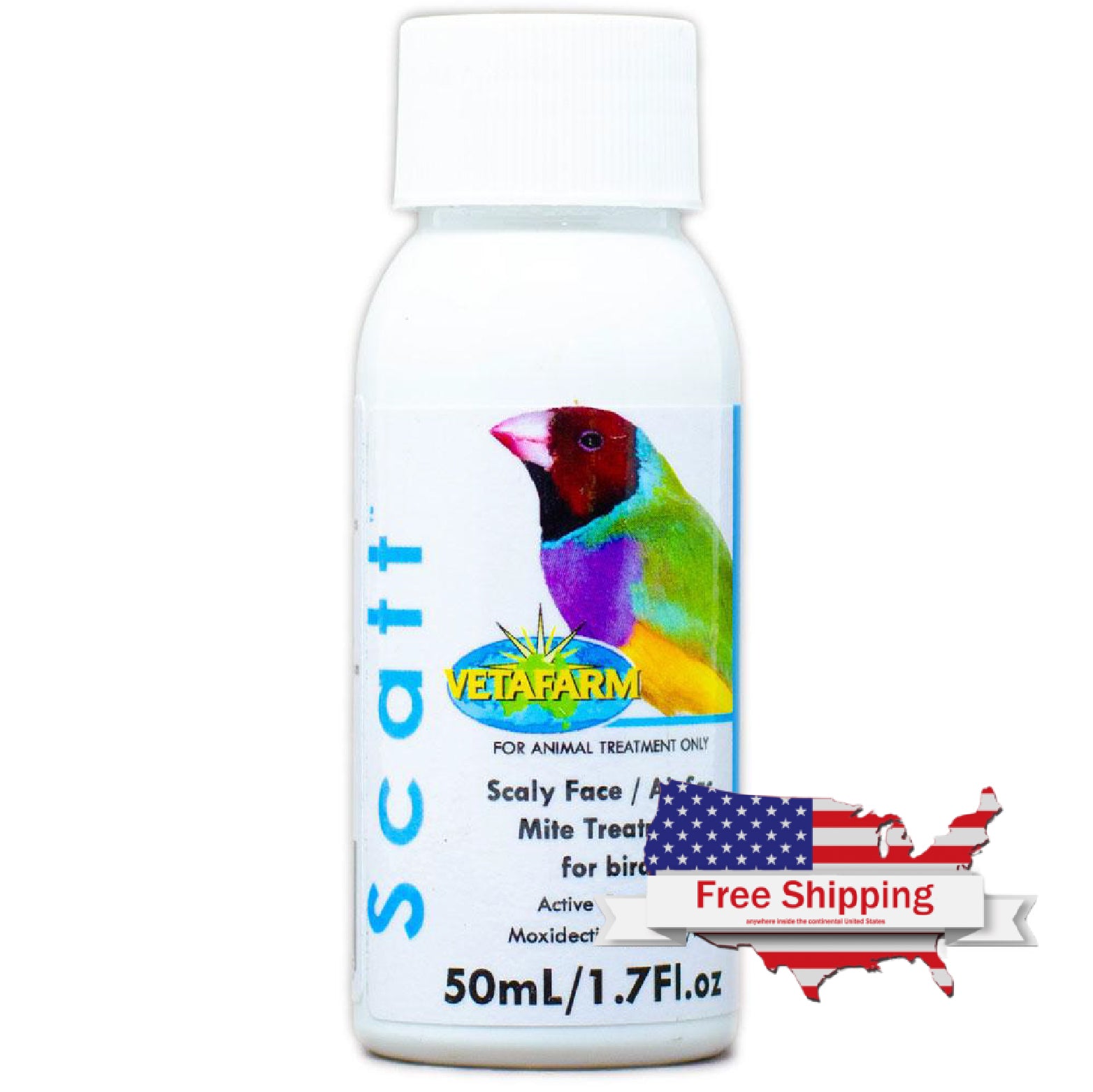 Treatment for Scaly Face Mites & Air Sac Mites