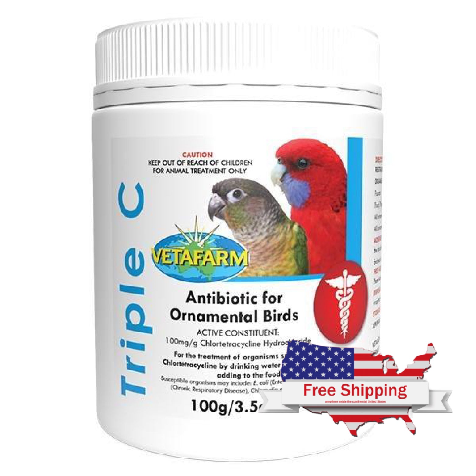 Triple C (Vetafarm): Bird Treatment - for Ornamental Birds