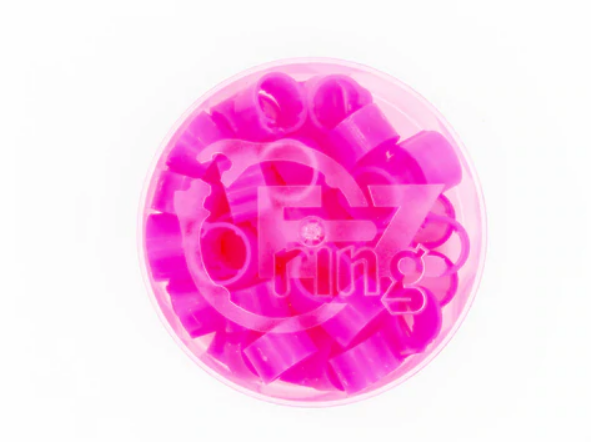 E-Z Clip Rings Plain 8 mm Pigeon Identification Clip Rings. Made in Belgium. Plain. (50 pcs)