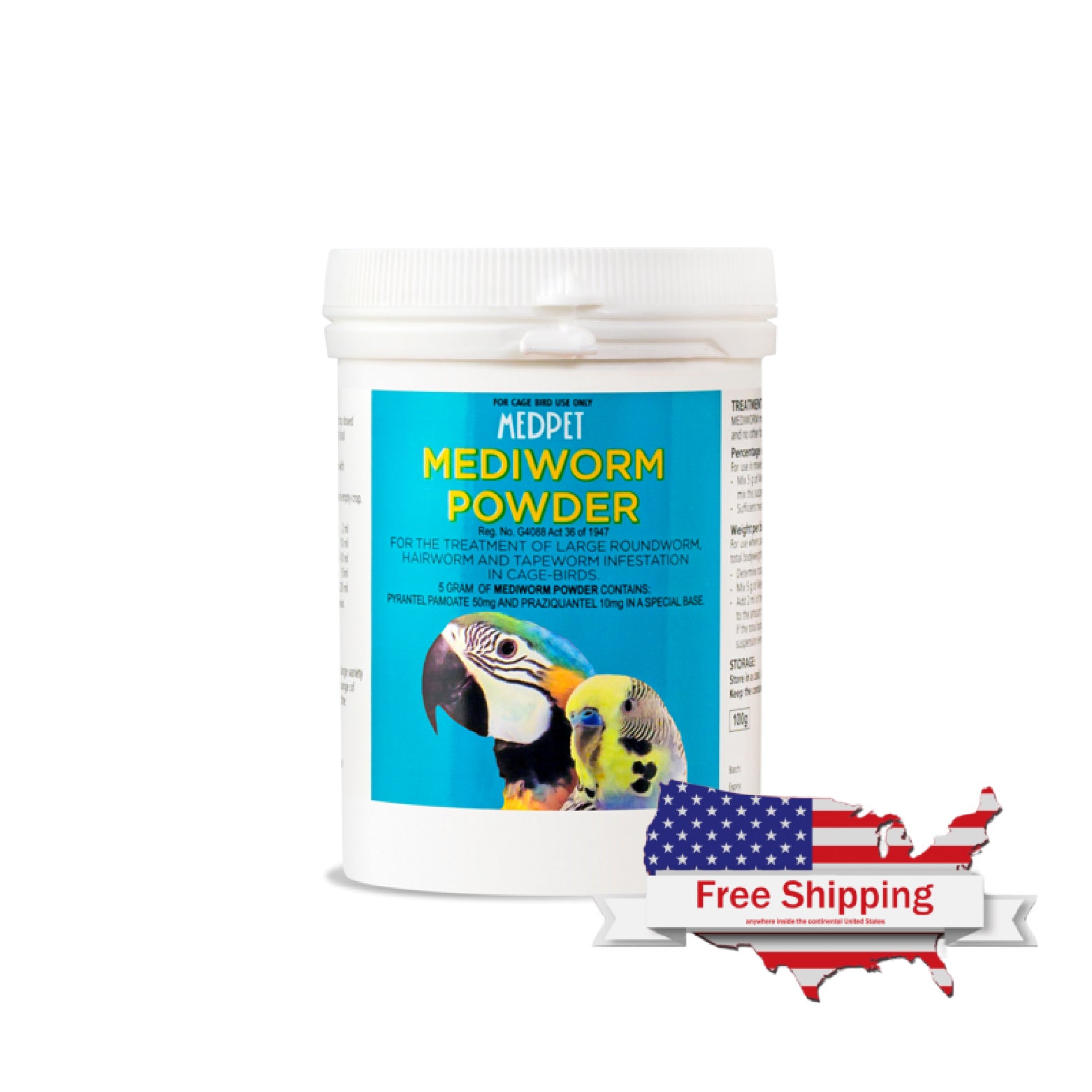 Deworming Powder for Birds