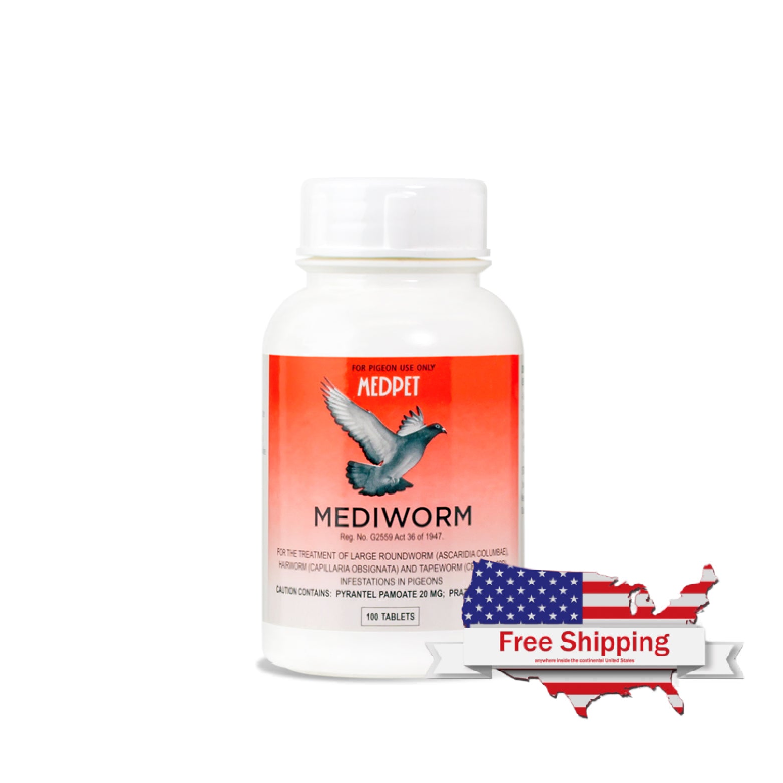 Mediworm Tablets (Medpet)