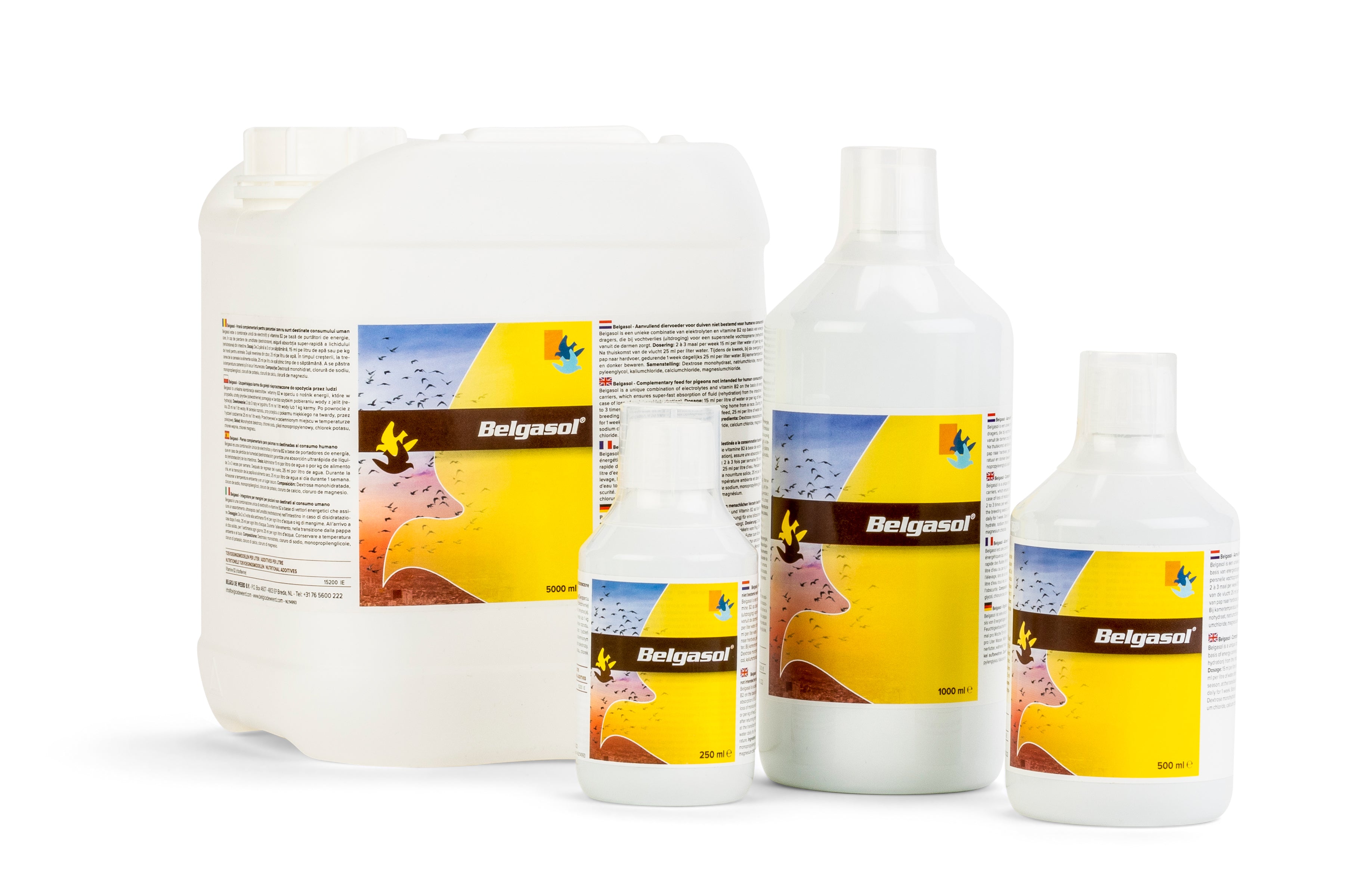 Belgica De Weerd Belgasol Electrolytes & Vitamins for Pigeons 250ml 500ml 1000ml