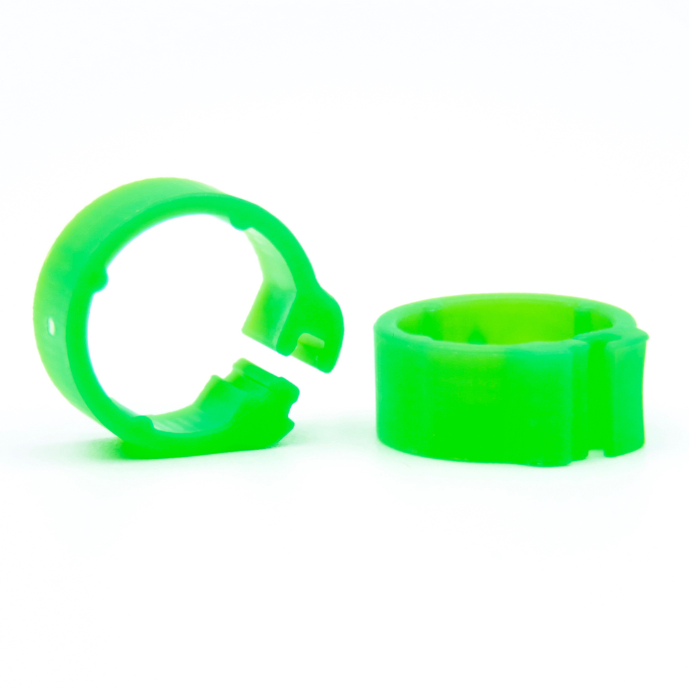 E-Z Clip Rings Plain 8 mm Pigeon Identification Clip Rings. Made in Belgium. Plain. (50 pcs)
