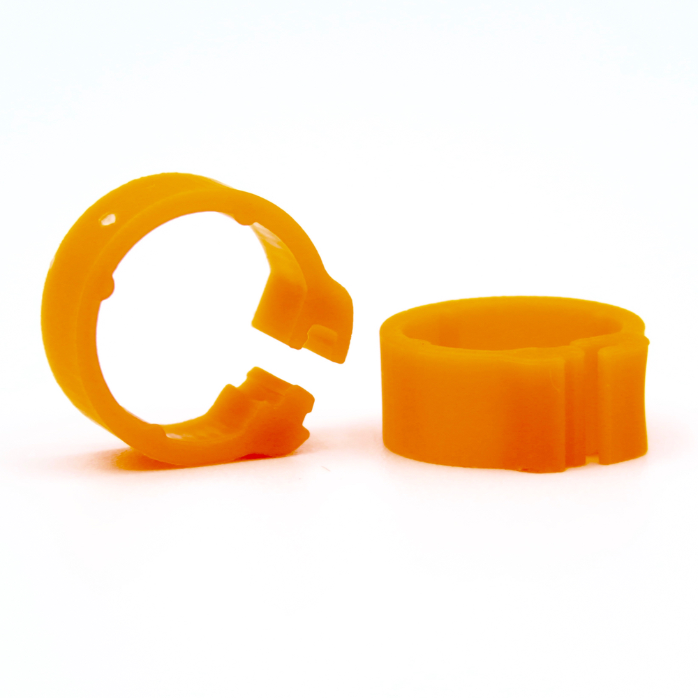 E-Z Clip Rings Plain 8 mm Pigeon Identification Clip Rings. Made in Belgium. Plain. (50 pcs)