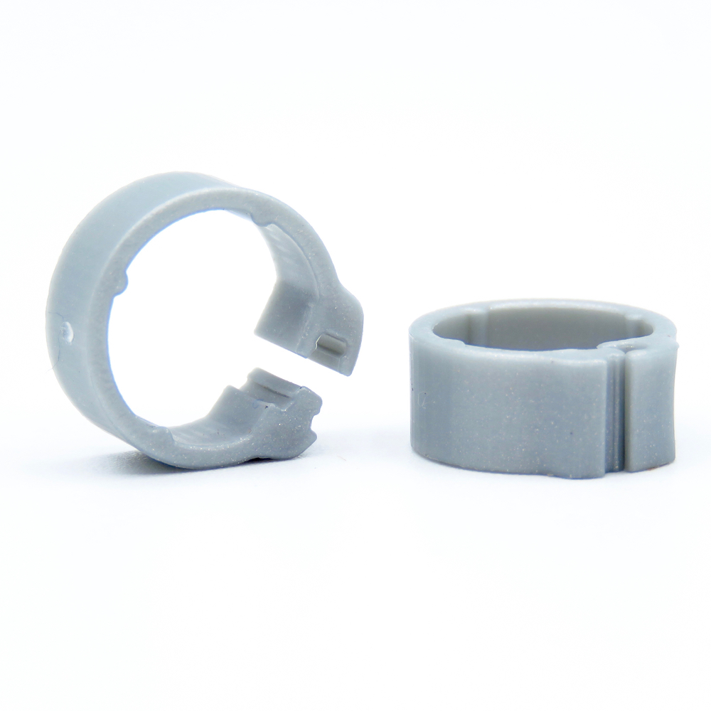 E-Z Clip Rings Plain 8 mm Pigeon Identification Clip Rings. Made in Belgium. Plain. (50 pcs)