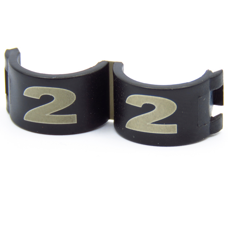 E-Z LOCK RINGS NUMBERED