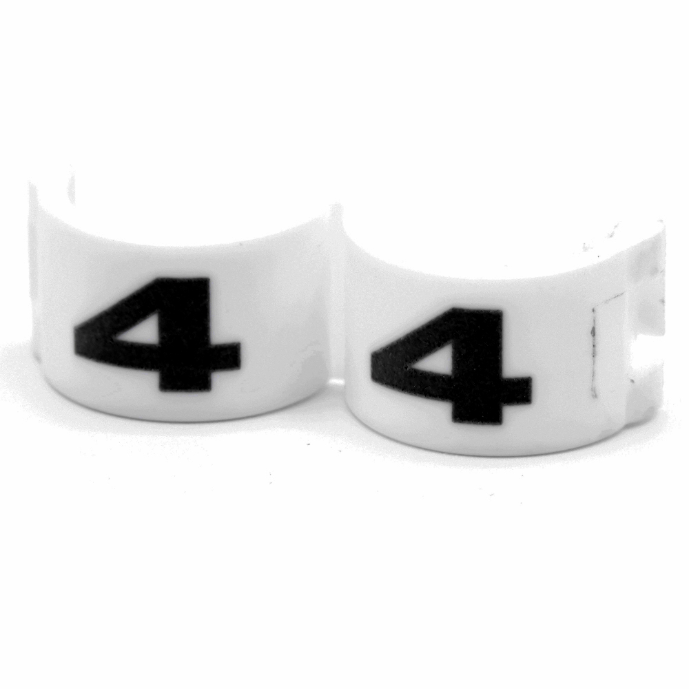 E-Z LOCK RINGS NUMBERED