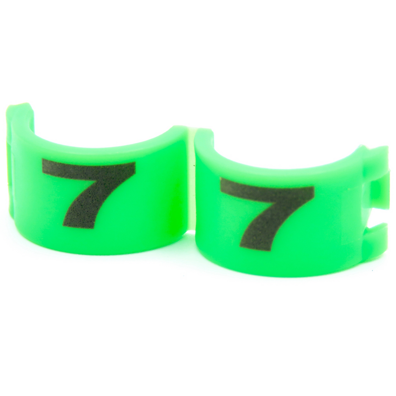 E-Z LOCK RINGS NUMBERED