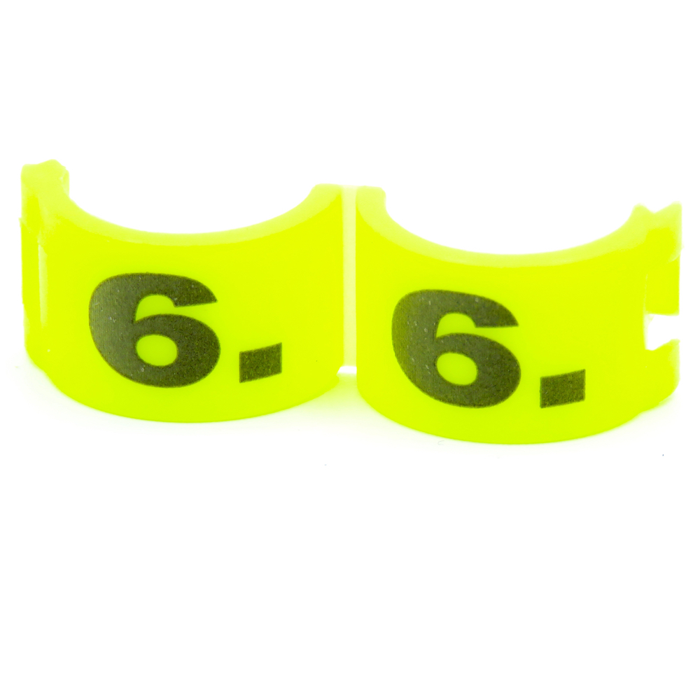 E-Z LOCK RINGS NUMBERED