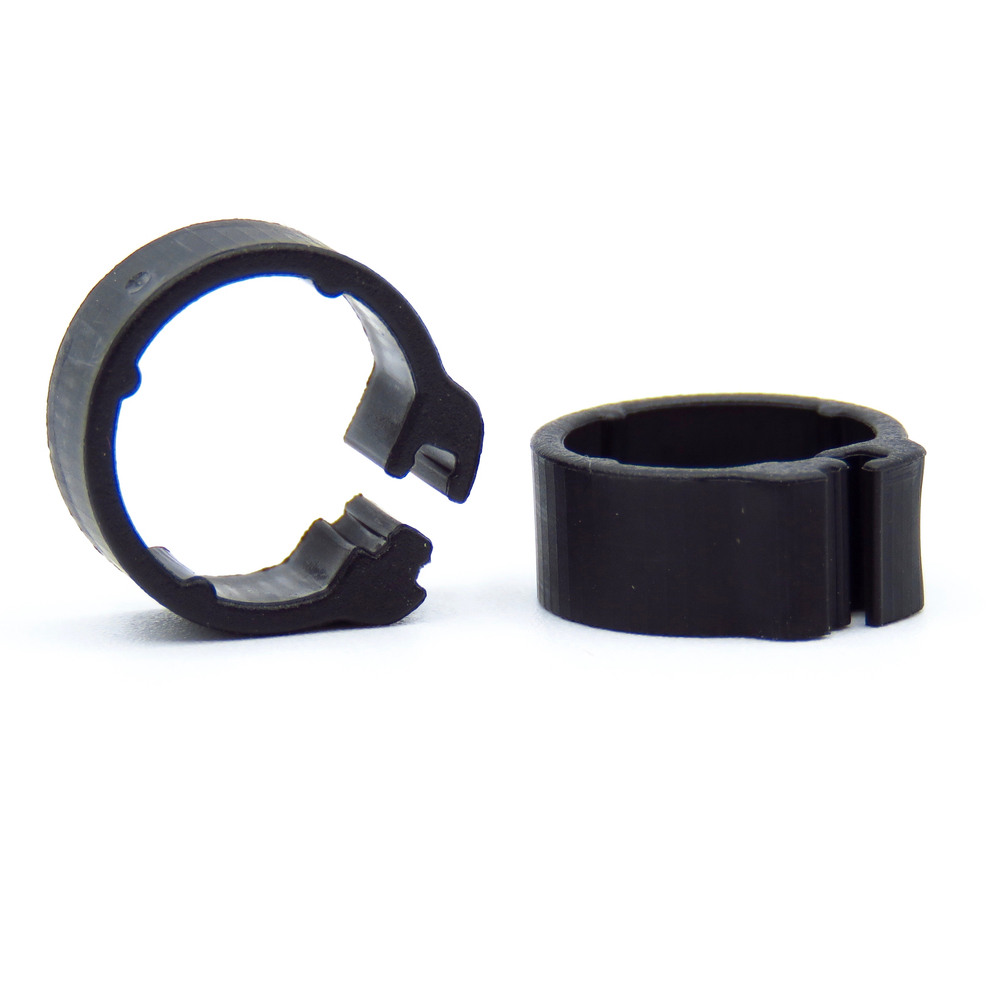 E-Z Clip Rings Plain 8 mm Pigeon Identification Clip Rings. Made in Belgium. Plain. (50 pcs)
