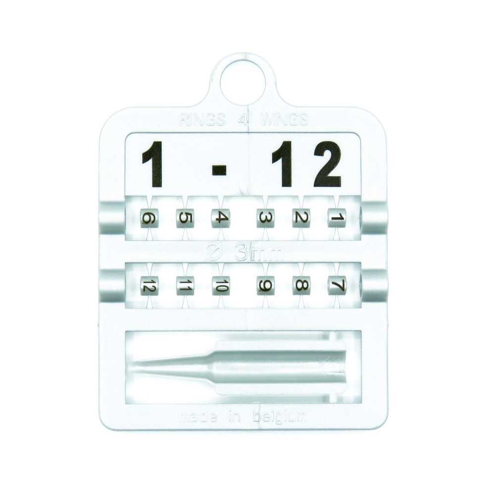E-Z SPLIT RING NUMBERED
