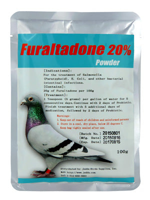 bird bacterial treatment furaltadone 20%